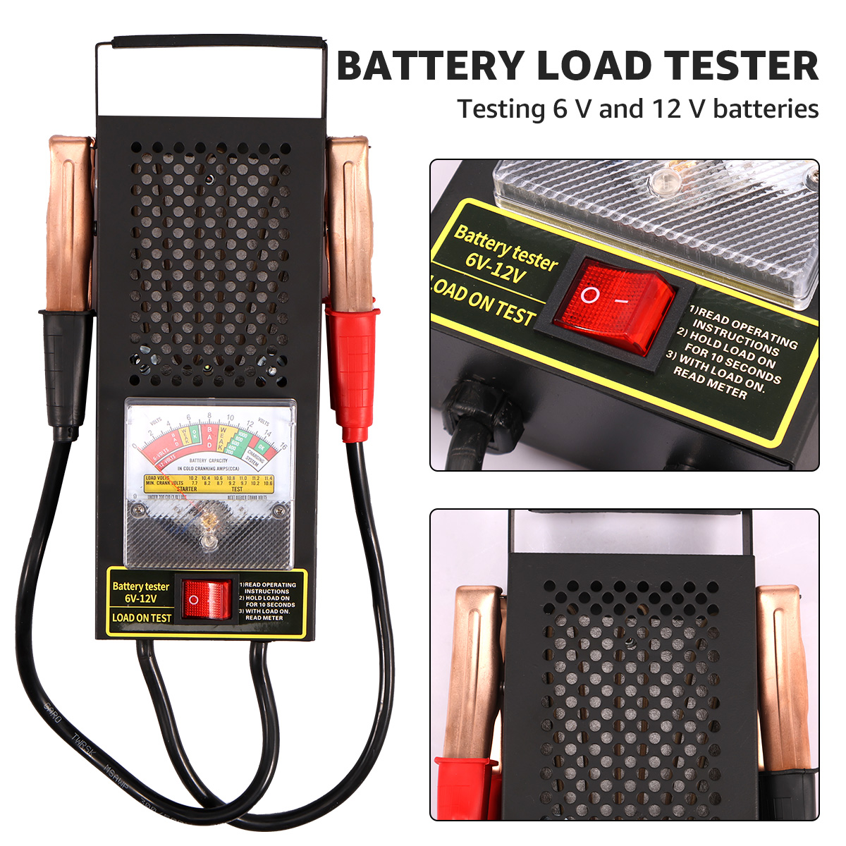 Battery Load Tester - Тестер нагрузки автомобильного аккумулятора 6 В-12