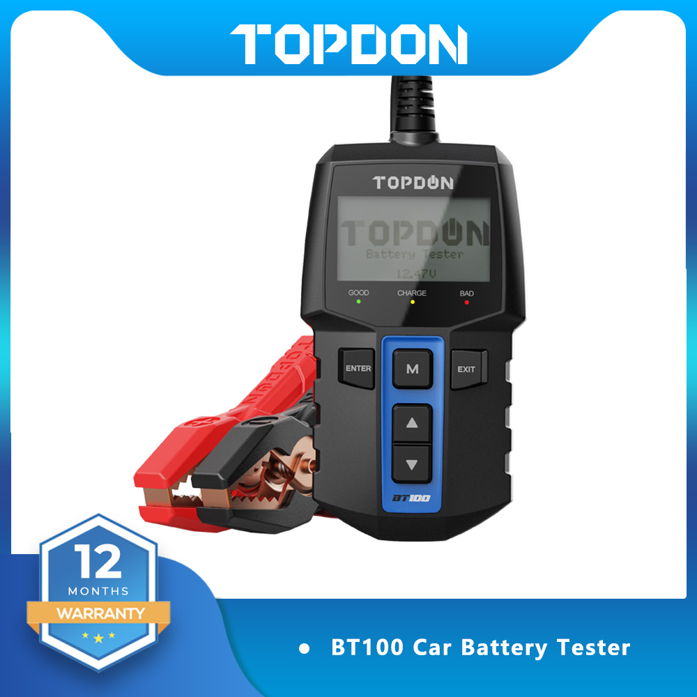 Battery Load Tester - TOPDON BT100 12 В тестер автомобильного