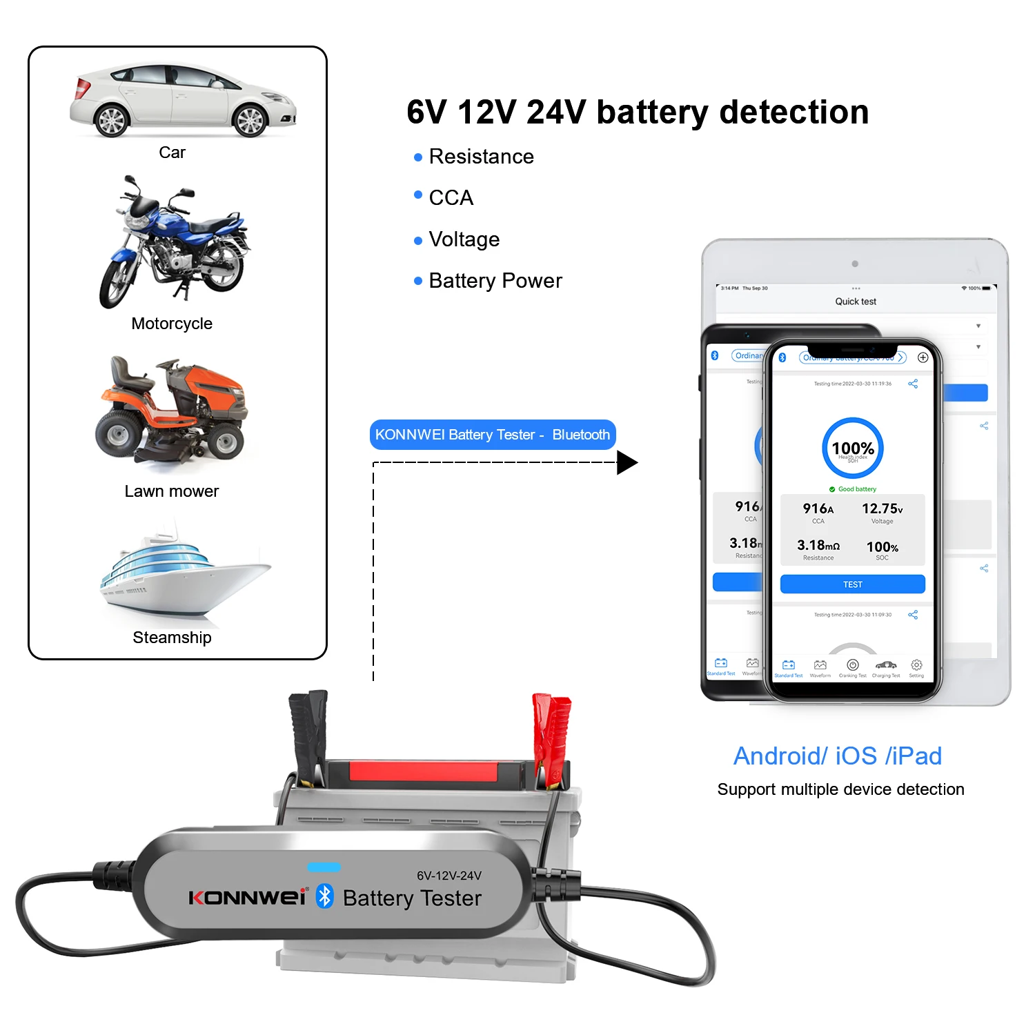 2026 KONNWEI BK200 Тестер акку – обзор и цена Battery Load Tester